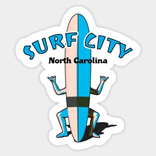 Surf City North Carolina Sticker